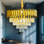 نجفة ألومنيوم كريستال