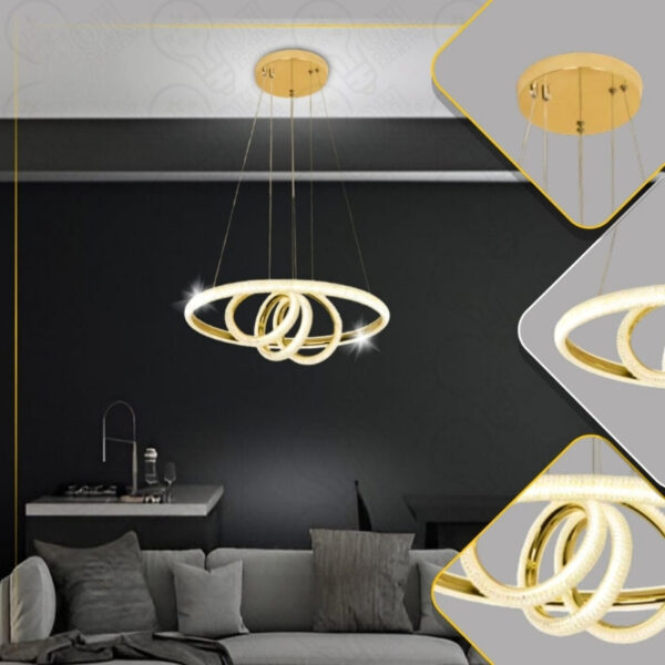 نجفة كريستال دائري